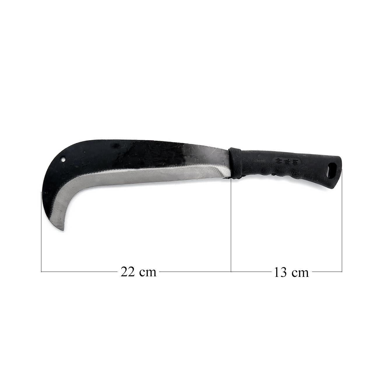 Macetă, oțel, mâner plastic, 35 cm