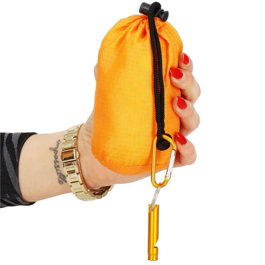 Sac de dormit termic, turistic, Springos, portocaliu, impermeabil, 212x90 cm