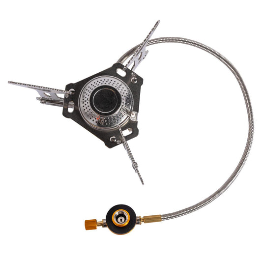 Aragaz camping, Micul Fermier, pliabil, 3200 W, un arzator, aprindere piezo-electrica, 150x85 mm