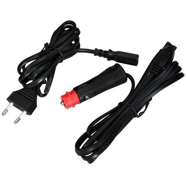 Frigider turistic, mini, 12V/220V, negru, 4 L, 17.5x23.5x25 cm, Malatec