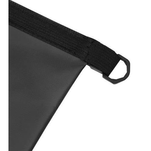 Geanta/rucsac camping, impermeabila, curea umar, PVC, negru, 30 L, 41.5x57 cm, Isotrade