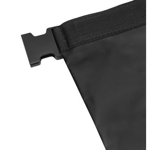 Geanta/rucsac camping, impermeabila, curea umar, PVC, negru, 20 L, 37x55.5 cm, Isotrade