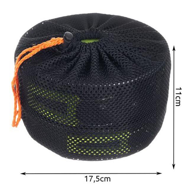 Oală, tigaie, ibric, tacâmuri si câni, Isotrade, turistic, camping, set 18 piese