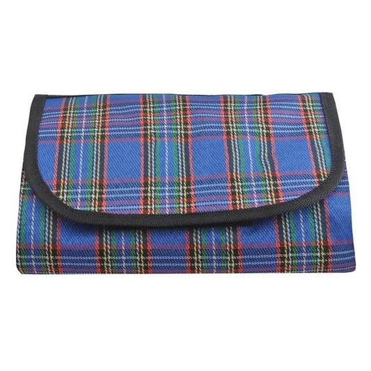 Patura picnic, impermeabila, PPE, model carouri, multicolor, 180x145 cm, Isotrade