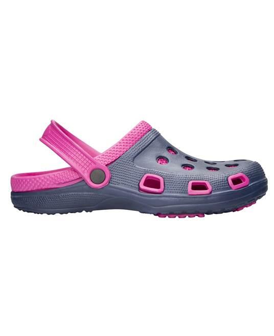 Papuci damă tip Crocs Marine bleumarin/roz - Hai-afara.com I Echipament de trekking, drumeții, cățărări, outdoor
