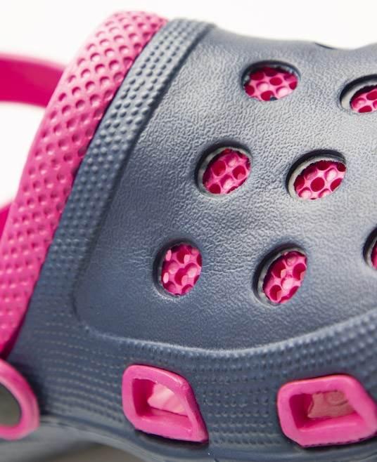 Papuci damă tip Crocs Marine bleumarin/roz - Hai-afara.com I Echipament de trekking, drumeții, cățărări, outdoor
