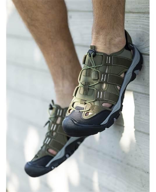 Sandale drumeție unisex Spring kaki - Hai-afara.com I Echipament de trekking, drumeții, cățărări, outdoor