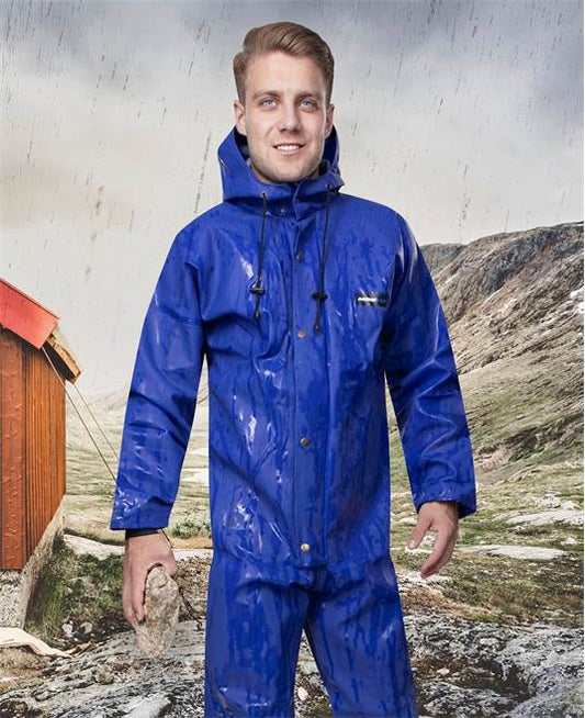 Combinezon ploaie AAQ albastru - Hai-afara.com I Echipament de trekking, drumeții, cățărări, outdoor