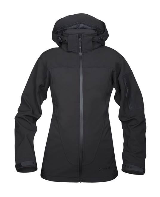 Jachetă damă softshell Anima neagră - Hai-afara.com I Echipament de trekking, drumeții, cățărări, outdoor