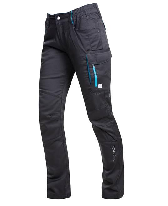 Pantaloni damă Floret negru-bleu - Hai-afara.com I Echipament de trekking, drumeții, cățărări, outdoor