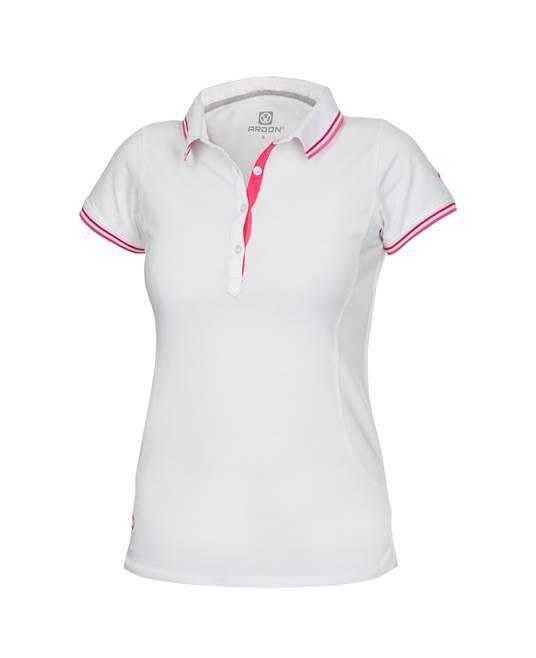 Tricou polo damă Floret alb - Hai-afara.com I Echipament de trekking, drumeții, cățărări, outdoor