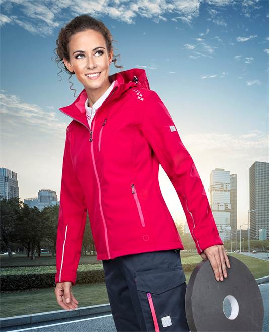 Jachetă damă softshell Floret roz - Hai-afara.com I Echipament de trekking, drumeții, cățărări, outdoor