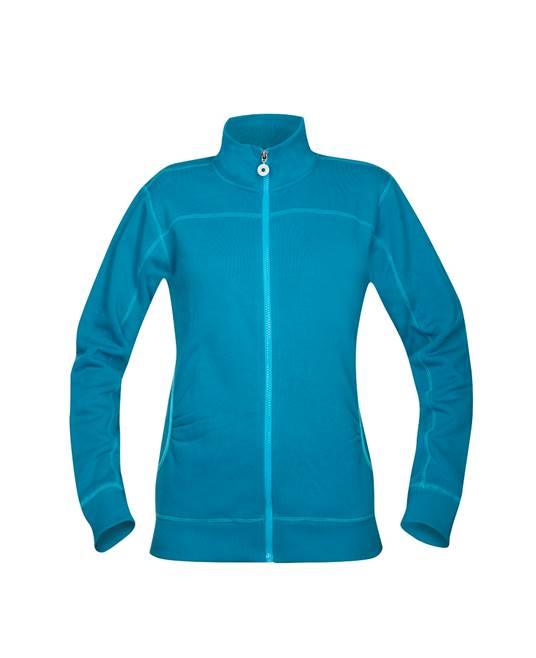 Hanorac dama Floret albastru cyan - Hai-afara.com I Echipament de trekking, drumeții, cățărări, outdoor
