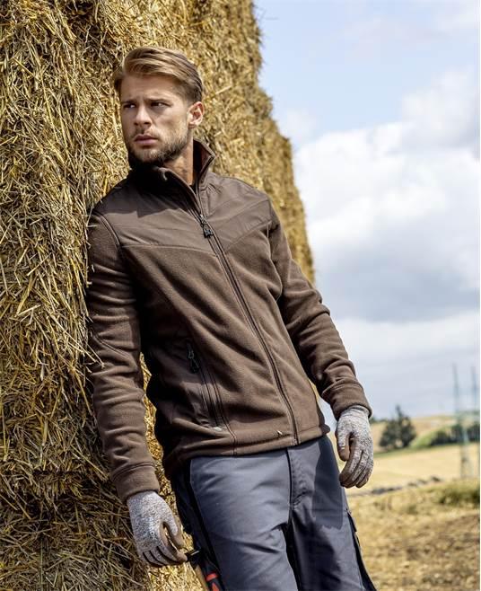 Jachetă Softfleece unisex Combo maro - Hai-afara.com I Echipament de trekking, drumeții, cățărări, outdoor