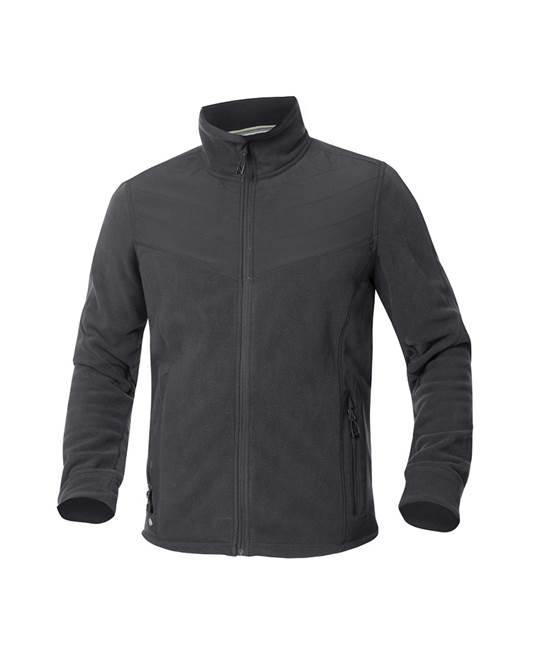 Jachetă Softfleece unisex Combo gri închis - Hai-afara.com I Echipament de trekking, drumeții, cățărări, outdoor