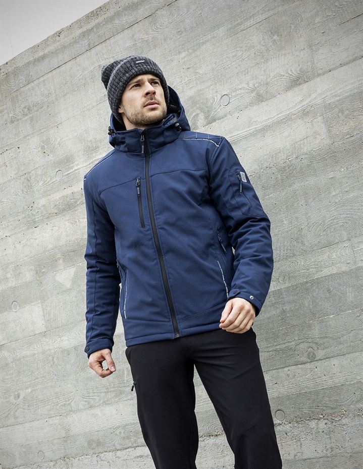 Jachetă iarnă bărbați softshell Vision bleumarin - Hai-afara.com I Echipament pentru trekking, drumeții, cățărări, outdoor