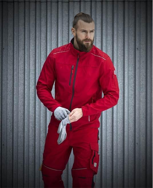 Jachetă bărbați softshell Vision roșie - Hai-afara.com I Echipament de trekking, drumeții, cățărări, outdoor