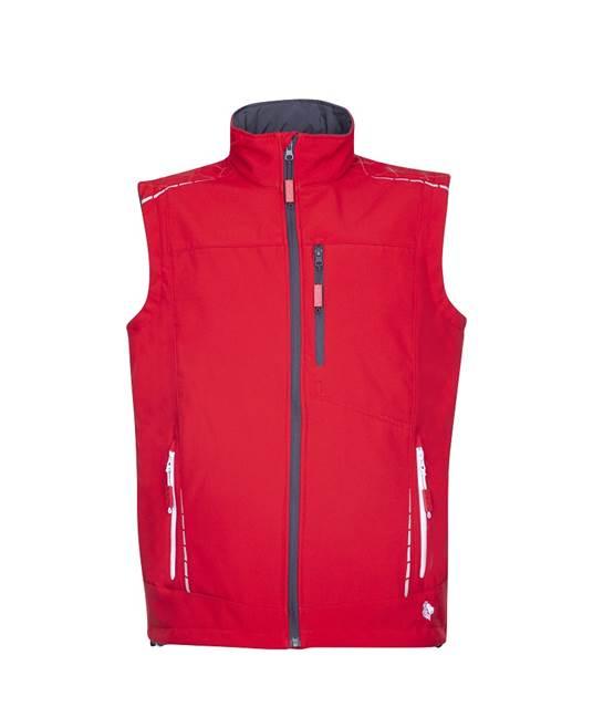 Vestă softshell Vision roșie - Hai-afara.com I Echipament de trekking, drumeții, cățărări, outdoor