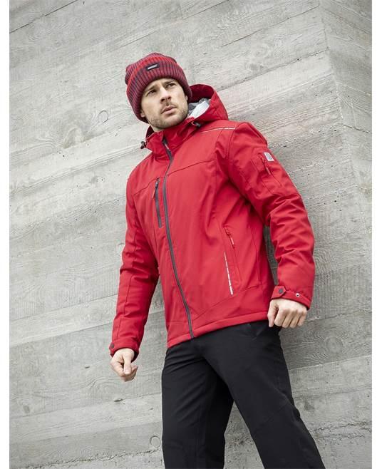 Jachetă iarnă bărbați softshell Vision roșie - Hai-afara.com I Echipament de trekking, drumeții, cățărări, outdoor