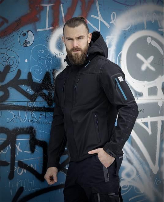Jachetă bărbați softshell 4Tech neagră - Hai-afara.com I Echipament de trekking, drumeții, cățărări, outdoor