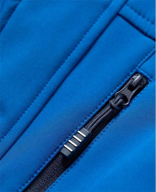 Jachetă bărbați softshell 4Tech albastră - Hai-afara.com I Echipament de trekking, drumeții, cățărări, outdoor