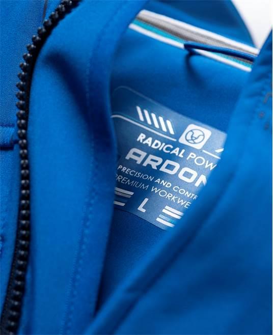 Jachetă bărbați softshell 4Tech albastră - Hai-afara.com I Echipament de trekking, drumeții, cățărări, outdoor