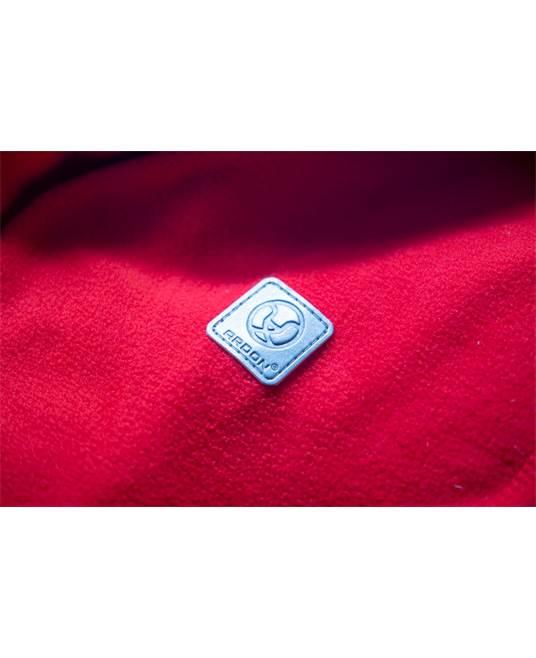 Jachetă unisex fleece 4Tech roșie - Hai-afara.com I Echipament de trekking, drumeții, cățărări, outdoor