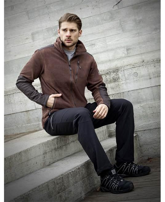 Jachetă unisex fleece 4Tech maro - Hai-afara.com I Echipament de trekking, drumeții, cățărări, outdoor