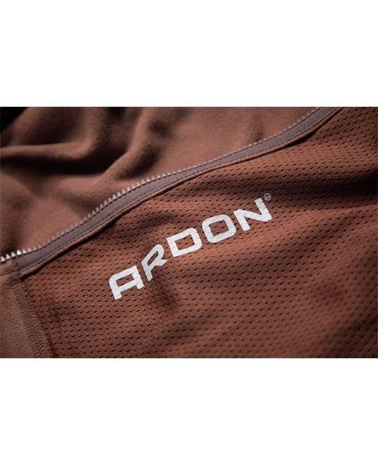 Jachetă unisex fleece 4Tech maro - Hai-afara.com I Echipament de trekking, drumeții, cățărări, outdoor
