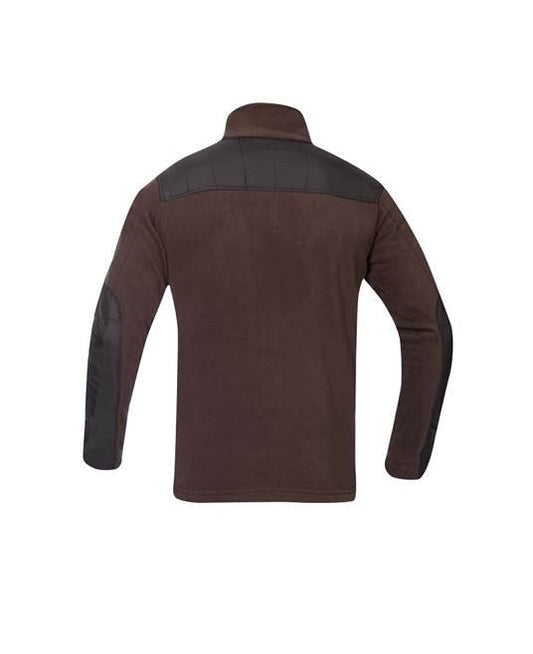 Jachetă unisex fleece 4Tech maro - Hai-afara.com I Echipament de trekking, drumeții, cățărări, outdoor