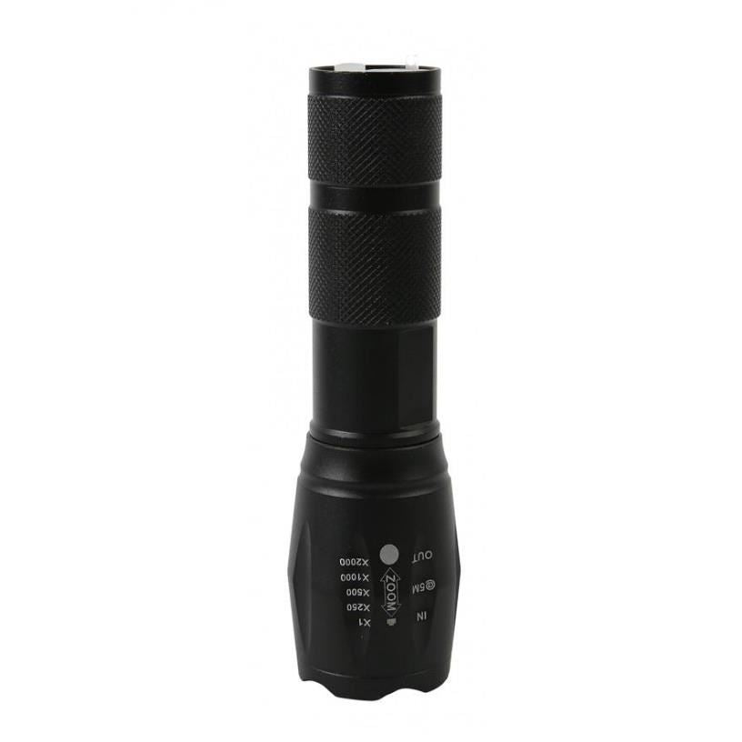 Lanterna aluminiu, cu powerbank, zoom, LED, 5 W, 150 lm, USB