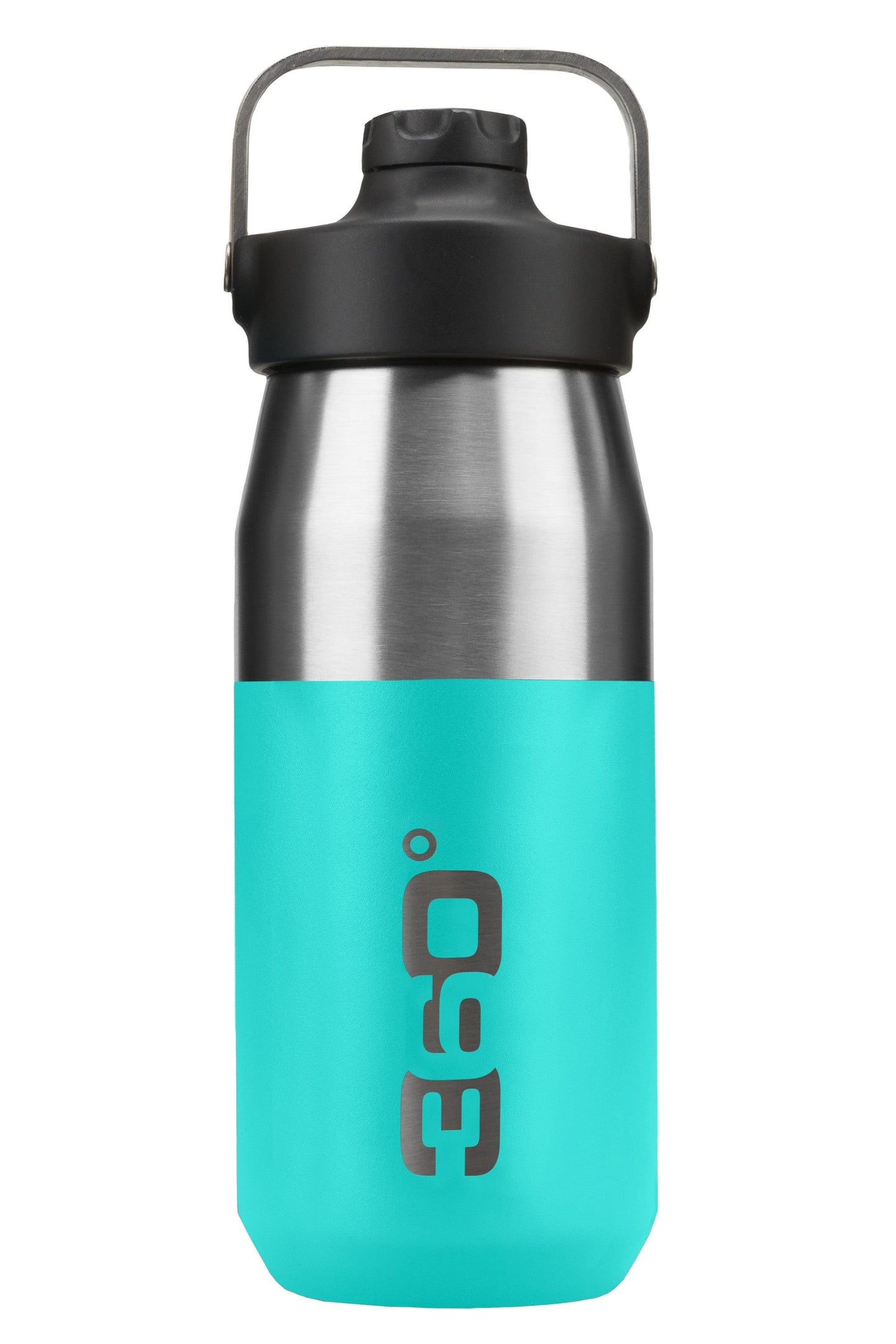 Bidon - termos inox 550 ml wide mouth, cu capac magnetic, turqoise - Hai-afara.com I Echipament de trekking, drumeții, cățărări, outdoor