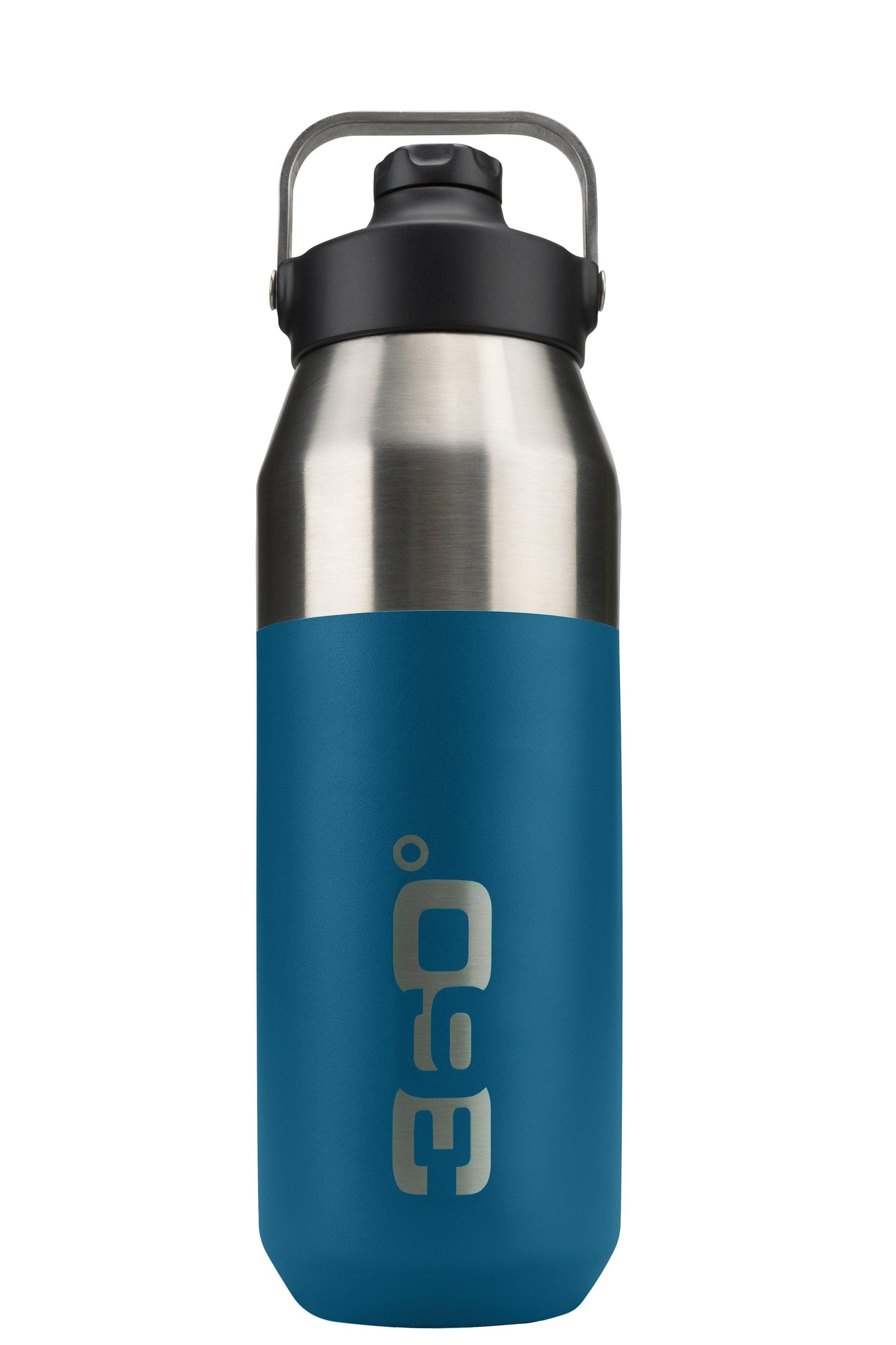 Bidon - termos inox 750 ml wide mouth, cu capac magnetic, denim - Hai-afara.com I Echipament de trekking, drumeții, cățărări, outdoor