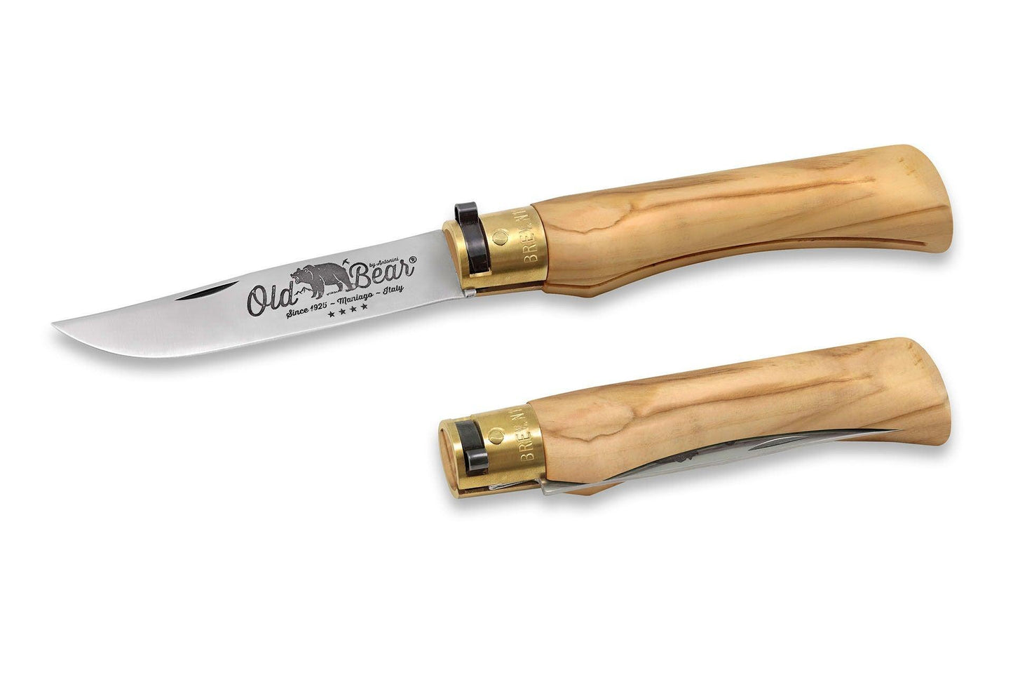 Briceag Old Bear Classic Olive wood, lama 100 mm - Hai-afara.com I Echipament de trekking, drumeții, cățărări, outdoor