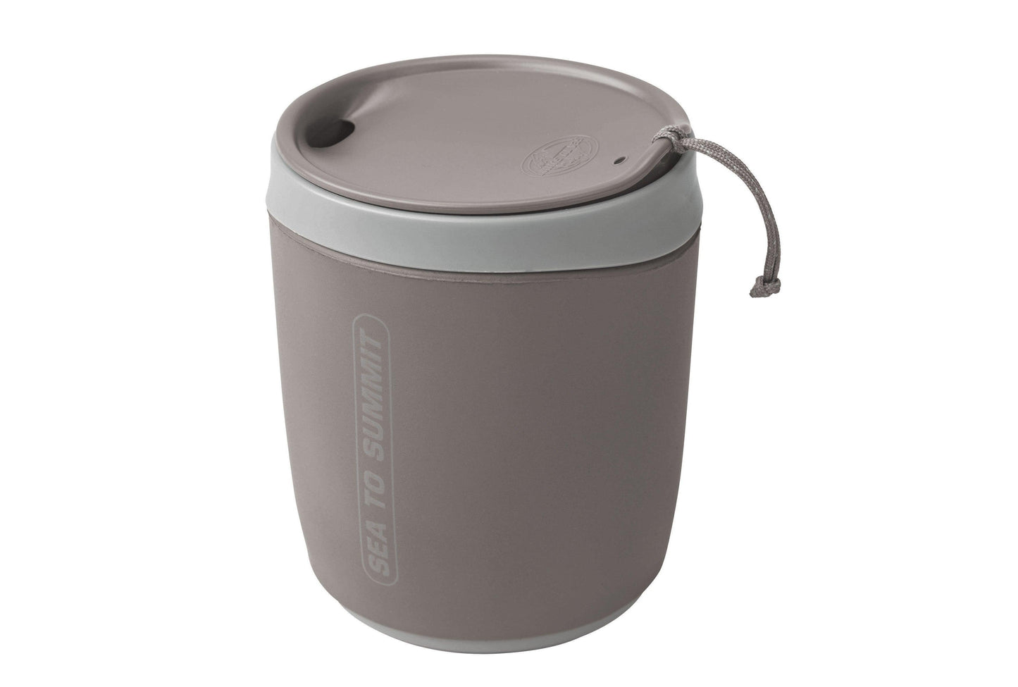Cana 473 ml cu capac Sea To summit Delta InsulMug, leak proof, gri - Hai-afara.com I Echipament de trekking, drumeții, cățărări, outdoor