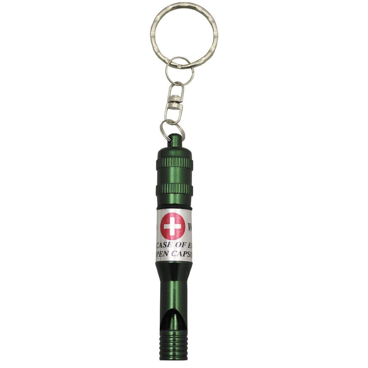 Fluier supravietuire cu inel si ID tag, impermeabil MFH - Hai-afara.com I Echipament de trekking, drumeții, cățărări, outdoor