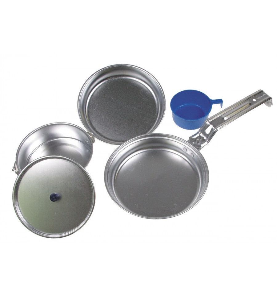 Set tigăi camping aluminiu MFH - Hai-afara.com I Echipament de trekking, drumeții, cățărări, outdoor