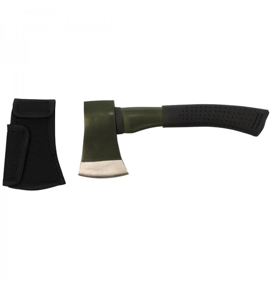 Topor camping deluxe cu husă 30 cm - Hai-afara.com I Echipament de trekking, drumeții, cățărări, outdoor