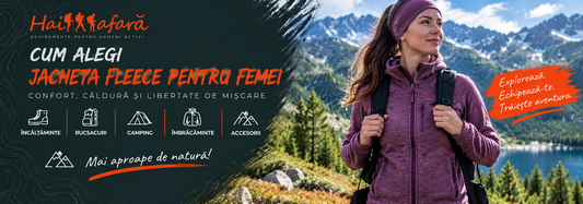 Fleece damă pentru drumeții – ghid Hai Afară