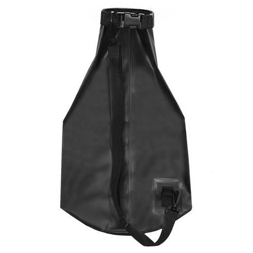 Geanta/rucsac camping, impermeabila, curea umar, PVC, negru, 30 L, 41.5x57 cm, Isotrade