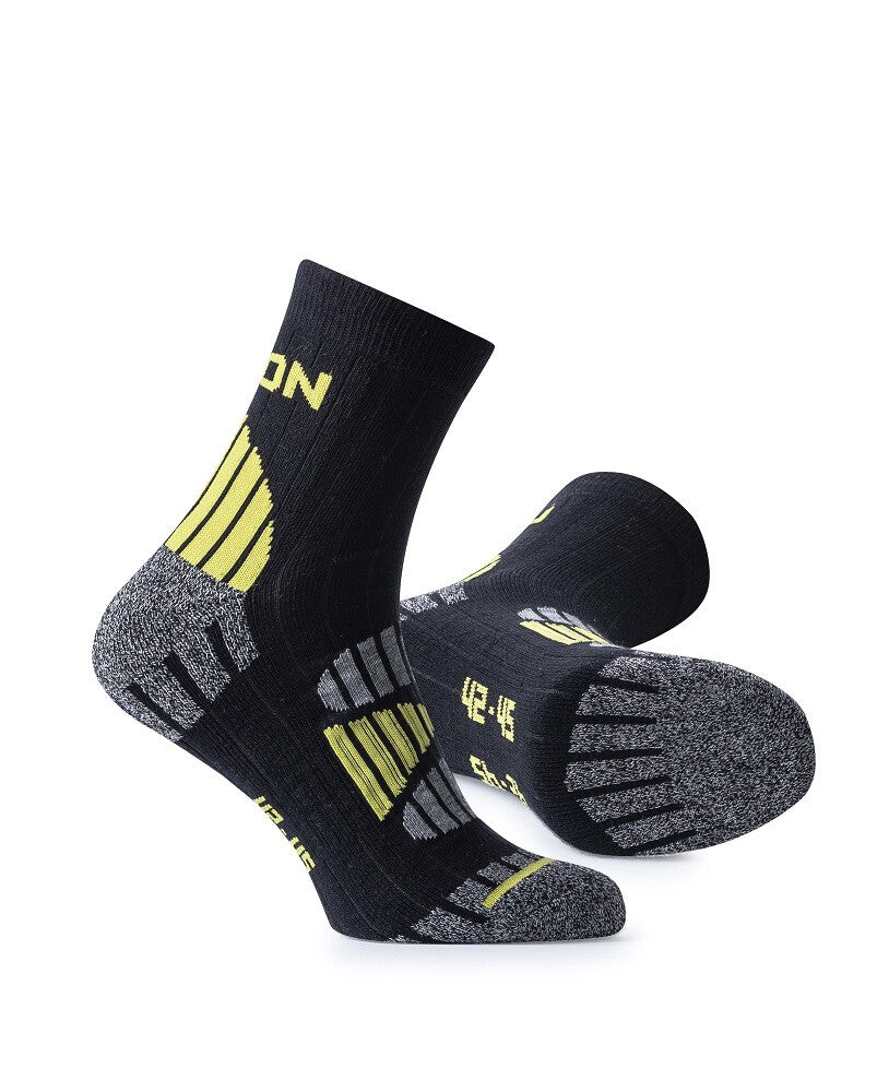 Sosete ARDON® NEON – elastic, negru - imagine 1
