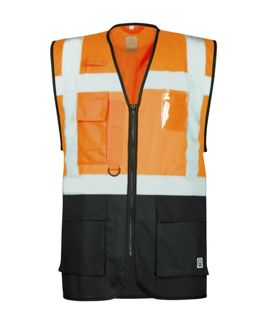 Vestă pentru management ARDON® SIGNAL, portocaliu/negru - imagine 2