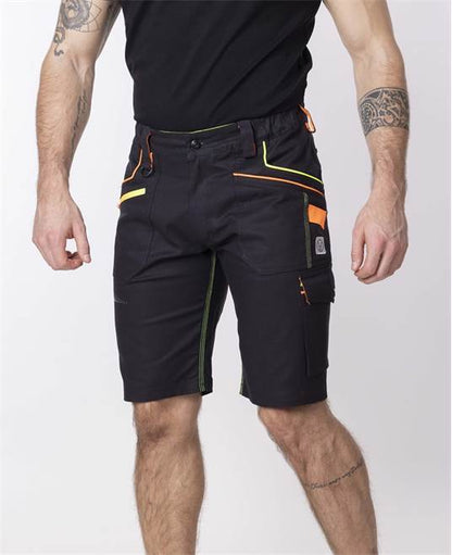 Pantaloni scurți ARDON®CREATRON® negru neon