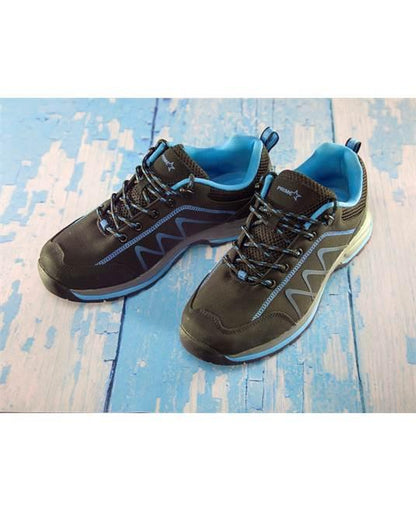 Pantofi drumeție dama Bloom negru-albastru - Hai-afara.com I Echipament de trekking, drumeții, cățărări, outdoor