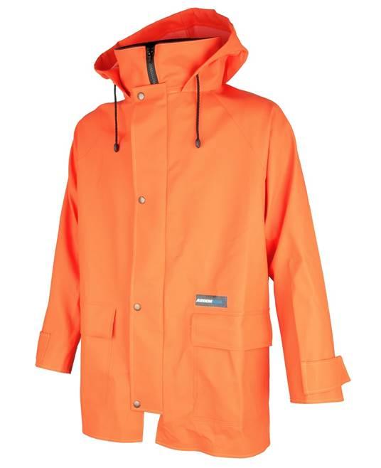Jachetă ploaie unisex AAQ portocalie - Hai-afara.com I Echipament de trekking, drumeții, cățărări, outdoor