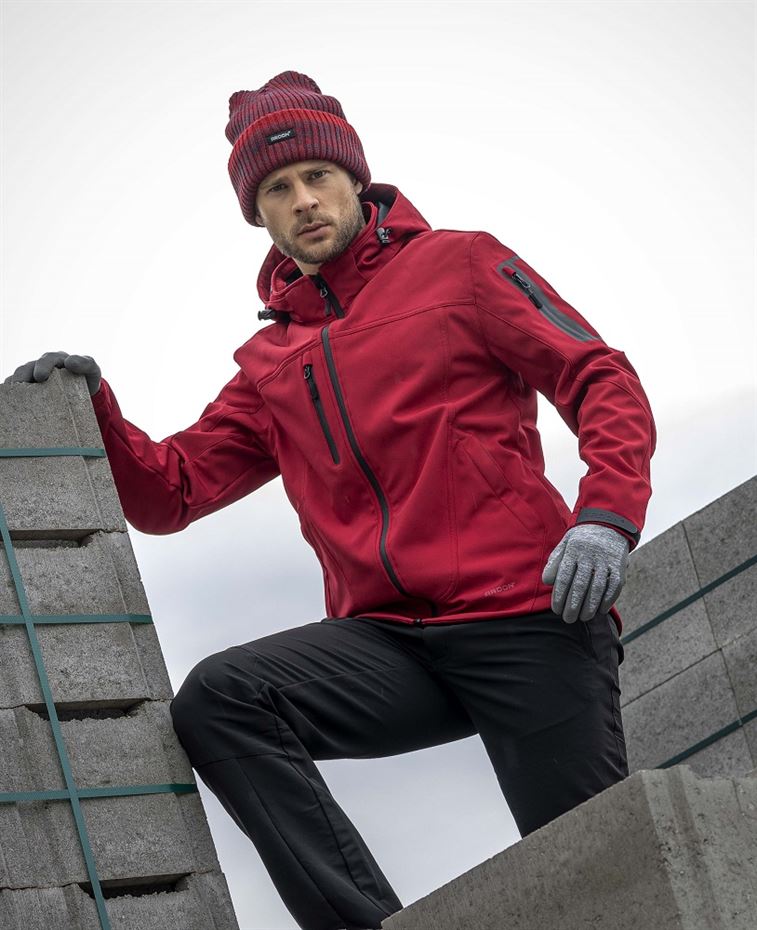 Jachetă de iarna softshell ARDON®SPIRIT WINTER roșie - Hai-afara.com I Echipament pentru trekking, drumeții, cățărări, outdoor