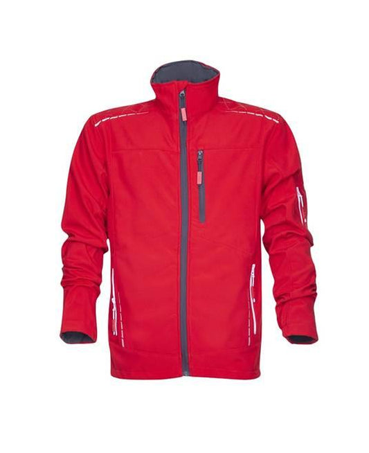 Jachetă bărbați softshell Vision roșie - Hai-afara.com I Echipament de trekking, drumeții, cățărări, outdoor