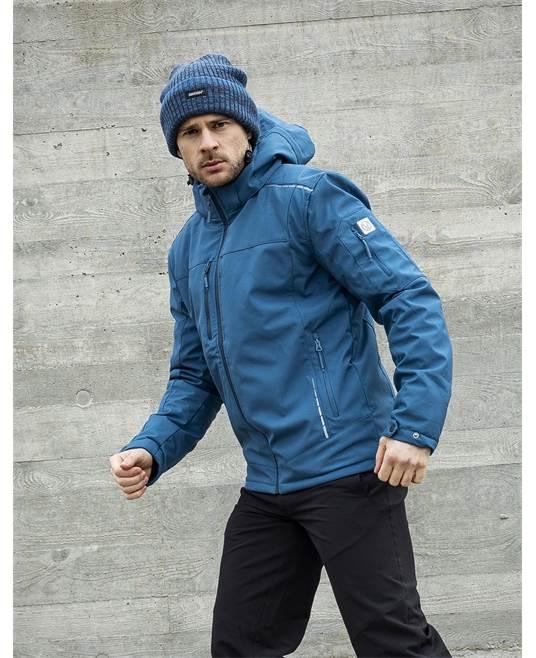 Jachetă iarnă bărbați softshell Vision albastră - Hai-afara.com I Echipament de trekking, drumeții, cățărări, outdoor