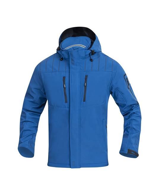 Jachetă bărbați softshell 4Tech albastră - Hai-afara.com I Echipament de trekking, drumeții, cățărări, outdoor